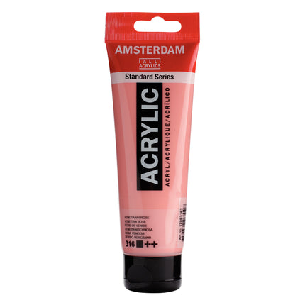 Acrylic 120ml Venetian Rose 316 Amsterdam Standard