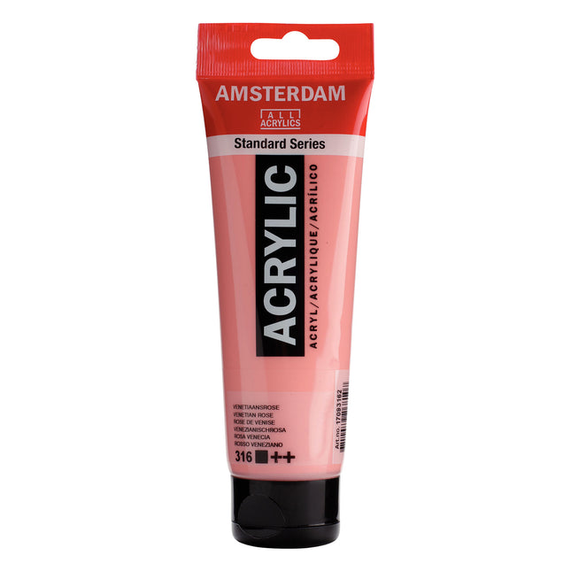 Acrylic 120ml Venetian Rose 316 Amsterdam Standard