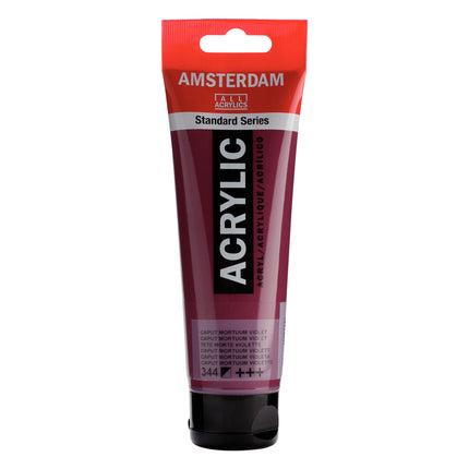 Acrylic Caput Mortuum Violet 344 120ml Amsterdam Standard
