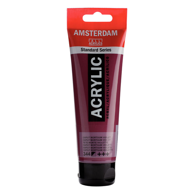 Acrylic Caput Mortuum Violet 344 120ml Amsterdam Standard