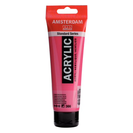 Acrylic 120ml Quinacr Rose 366 Amsterdam Standard