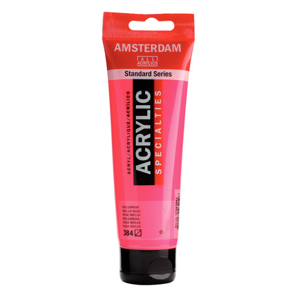Acrylic Paint 120ml Reflex Rose 384 Amsterdam Standard