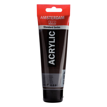 Acrylic 120ml Vandyke Brown 403 Amsterdam Standard