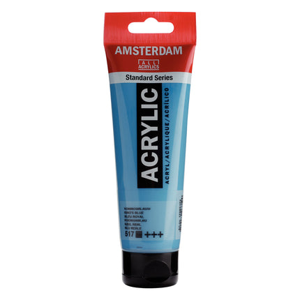 Acrylic Paint 120ml Kings Blue 517 Amsterdam Standard