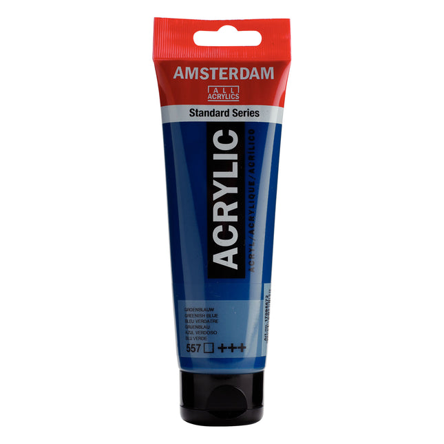 Acrylic 120ml Greenish Blue 557 Amsterdam Standard