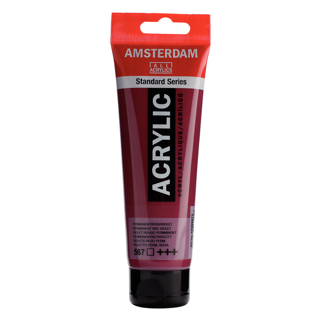 Acrylic 120ml Perm Red Violet 567 Amsterdam Standard