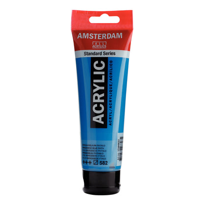 Acrylic 120ml Mang Blue Phth 582 Amsterdam Standard