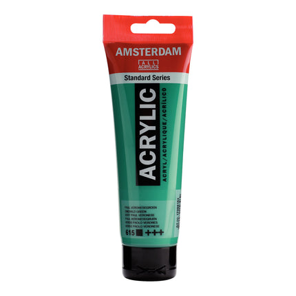 Acrylic 120ml Emerald Green 615 Amsterdam Standard