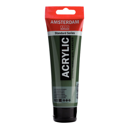 Acrylic 120ml Olive Green Deep 622 Amsterdam Standard