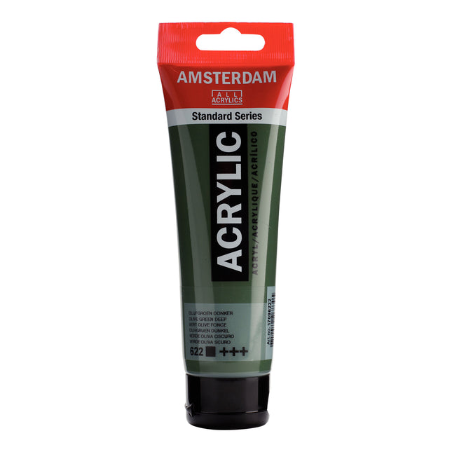 Acrylic 120ml Olive Green Deep 622 Amsterdam Standard
