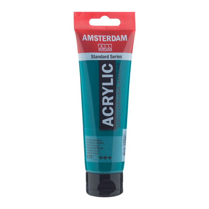 Acrylic 120ml Phthalo Green 675 Amsterdam Standard
