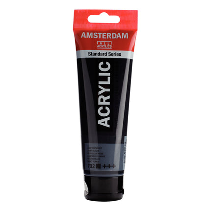 Acrylic Paint 120ml Lamp Black 702 Amsterdam Standard