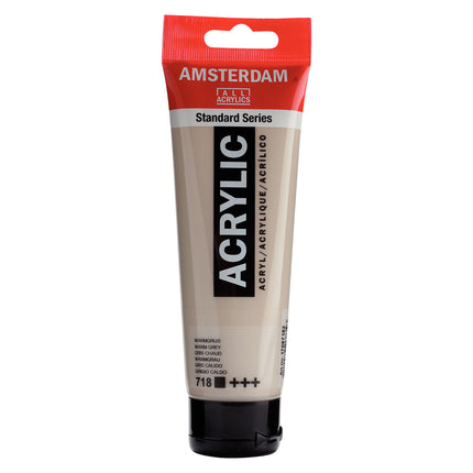 Acrylic Paint 120ml Warm Gray 718 Amsterdam Standard