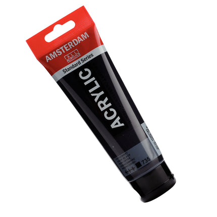 Acrylic Paint 120ml Oxyde Black 735 Amsterdam Standard