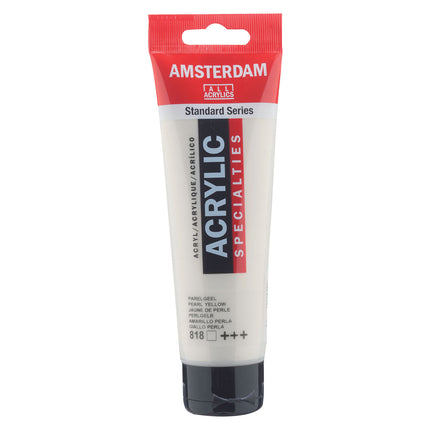 Acrylic 120ml Pearl Yellow 818 Amsterdam Standard