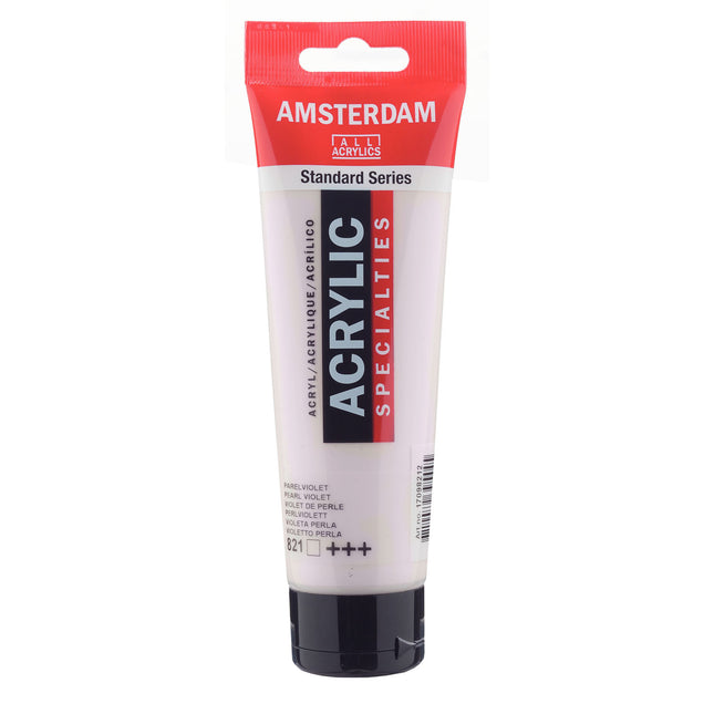 Acrylic 120ml Pearl Violet 821 Amsterdam Standard