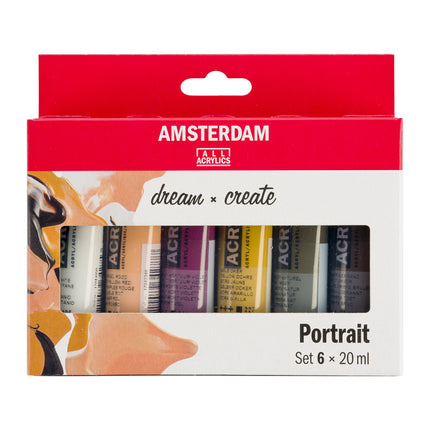 Standard Acrylic Portrait Colors Set