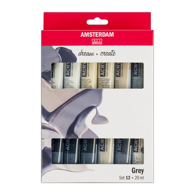 Standard Acrylic Greys Set