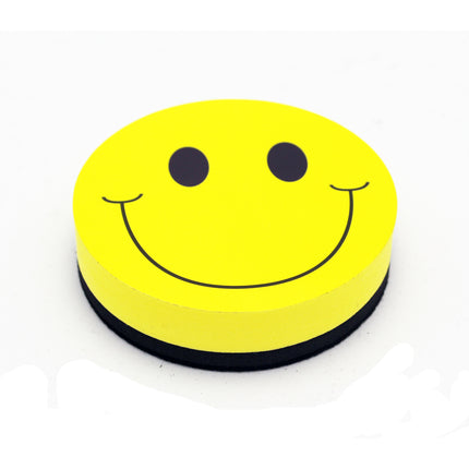 Magnetic Whiteboard Eraser, Smile Face