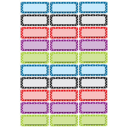 Die-Cut Magnetic Foam Color Dots Labels/Nameplates