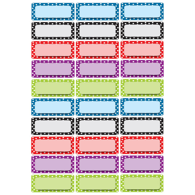Die-Cut Magnetic Foam Color Dots Labels/Nameplates