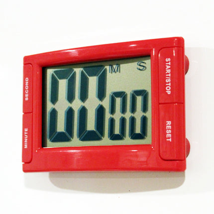 Big Red Digital Timer 3.75" x 2.5" with Magnetic Backing and Stand