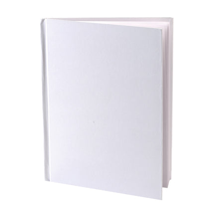 Blank Hardcover Book, White Pages, 5" x 4" Portrait
