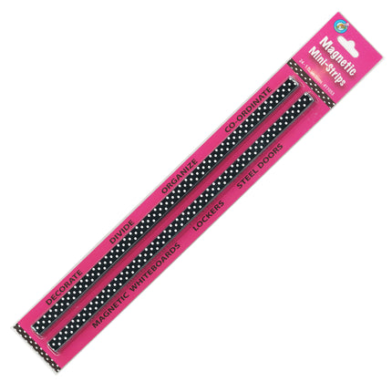 Mini Magnetic Magi-Strips, B/W Dots