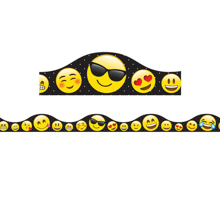 Magnetic Scallop Border Emotions Icons