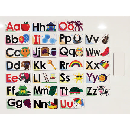 ABC Picture Words Double-Sided Magnets, 27 Pieces