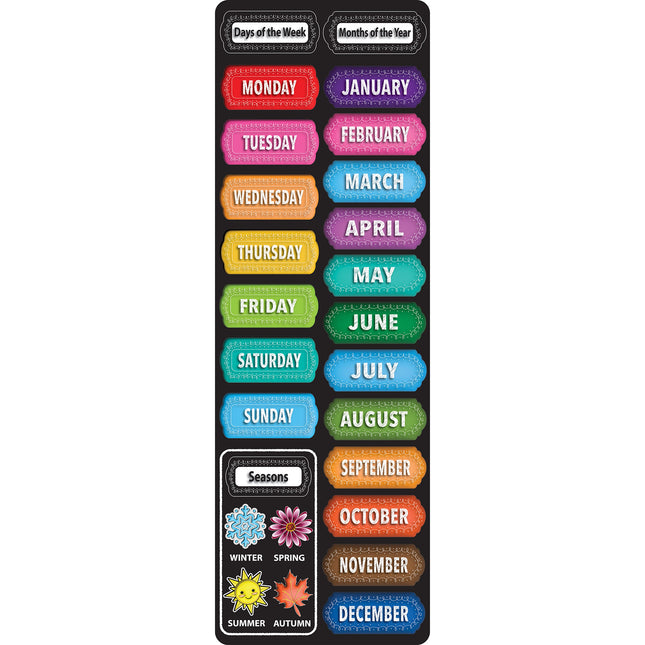 The Original Fun Mat™, Days, Months, Seasons, Chalk Loop