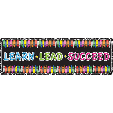 The Original Fun Mat™, Learn, Lead, Succeed, Crayon Composition