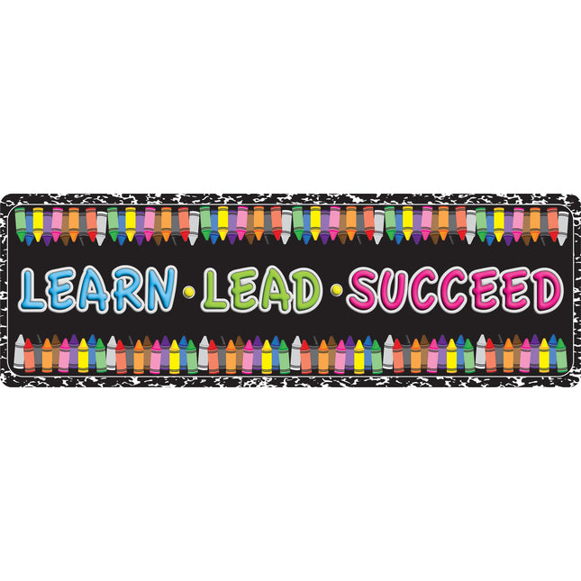 The Original Fun Mat™, Learn, Lead, Succeed, Crayon Composition