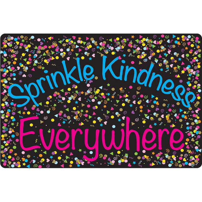 Welcome Mat Confetti Sprinkle Kind Everywhere
