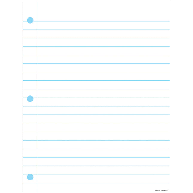 Smart Poly™ Notebook Page Chart, Dry-Erase Surface, 17" x 22"