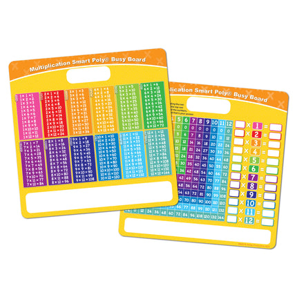 Smart Poly® Educational Activity Busy Board, Dry Erase with Marker