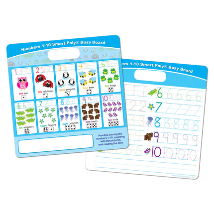 Smart Poly® Educational Activity Busy Board, Dry Erase with Marker
