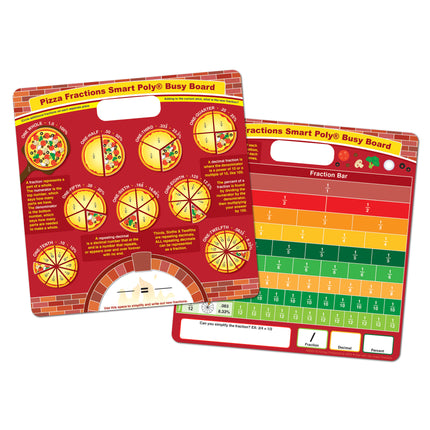 Smart Poly® Educational Activity Busy Board, Dry Erase with Marker