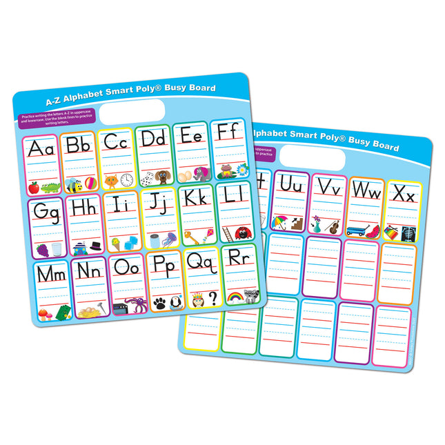 Smart Poly® Educational Activity Busy Board, Dry Erase with Marker