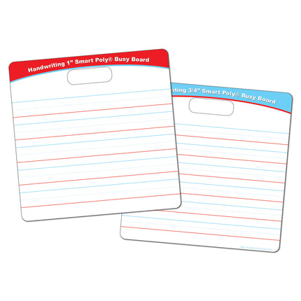 Smart Poly® Educational Activity Busy Board, Dry Erase with Marker