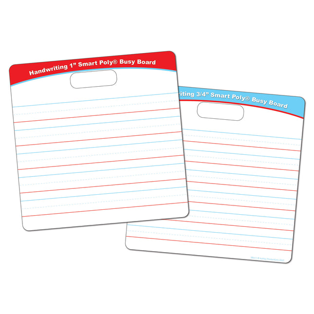 Smart Poly® Educational Activity Busy Board, Dry Erase with Marker