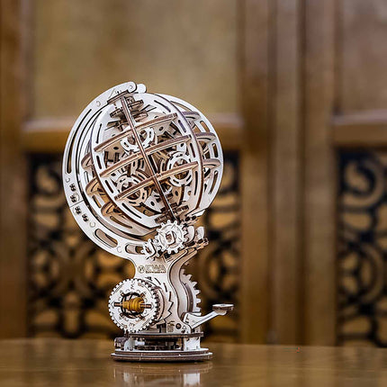 Kinetic Globe 3D Wooden STEM Construction Kit