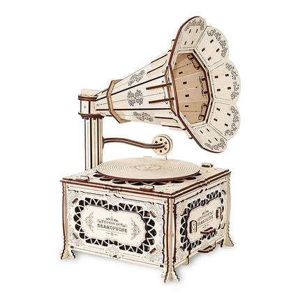 Gramophone 3D Wooden STEM Construction Kit