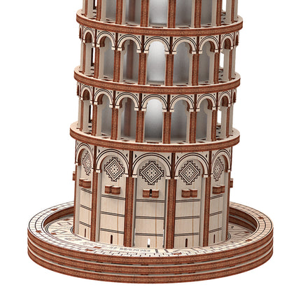 Leaning Tower of Pisa 3D Wooden STEM Model