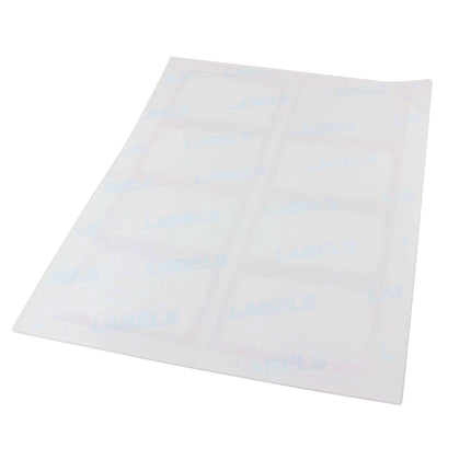Id Badge Insert Sheets 60/pk White 4in X 3in