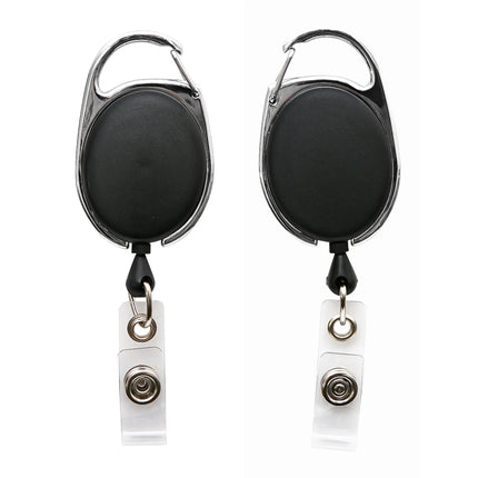 Quick Clip Oval Id Badge Reel