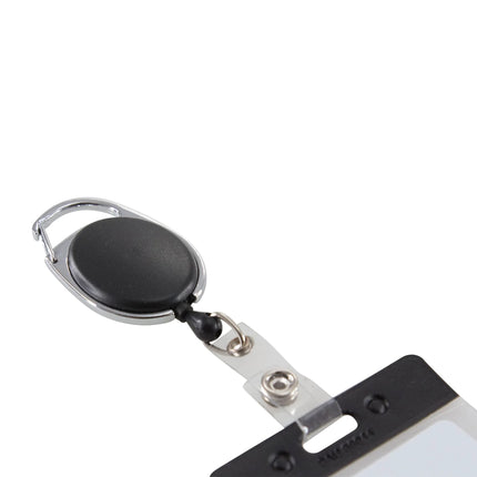 Quick Clip Oval Id Badge Reel