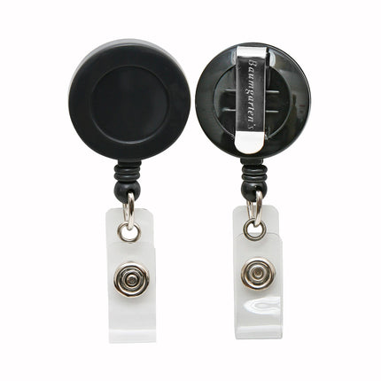 Id Card Reel Black