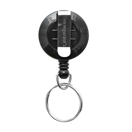 Id Card Reel W/ring Black
