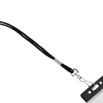 Standard Lanyard Hook Rope Style, Black